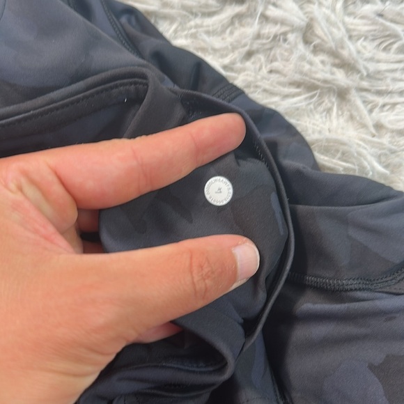 Lululemon Fast and Free Crop II 19" *Nulux Incognito Camo Multi Grey - Picture 4 of 6